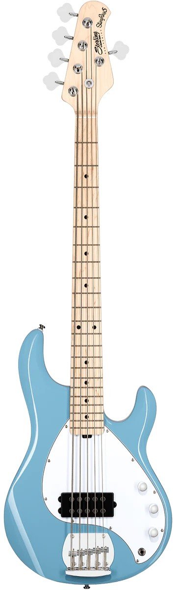 Sterling by Music Man Sub Stingray Ray5 Bass Guitar in Chopper